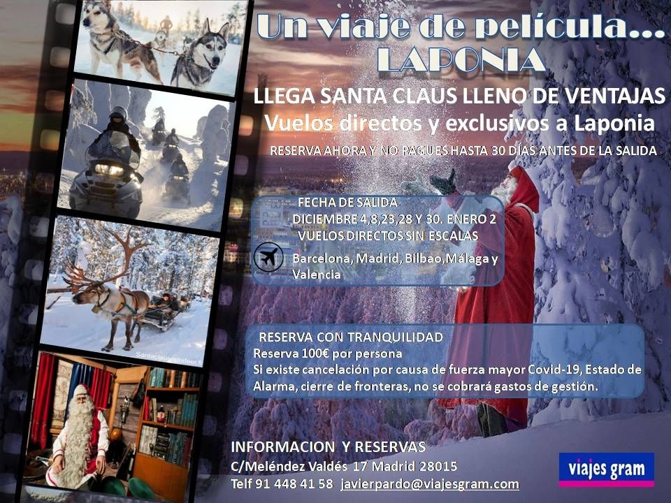 Laponia  Puentes y Navidad 2020