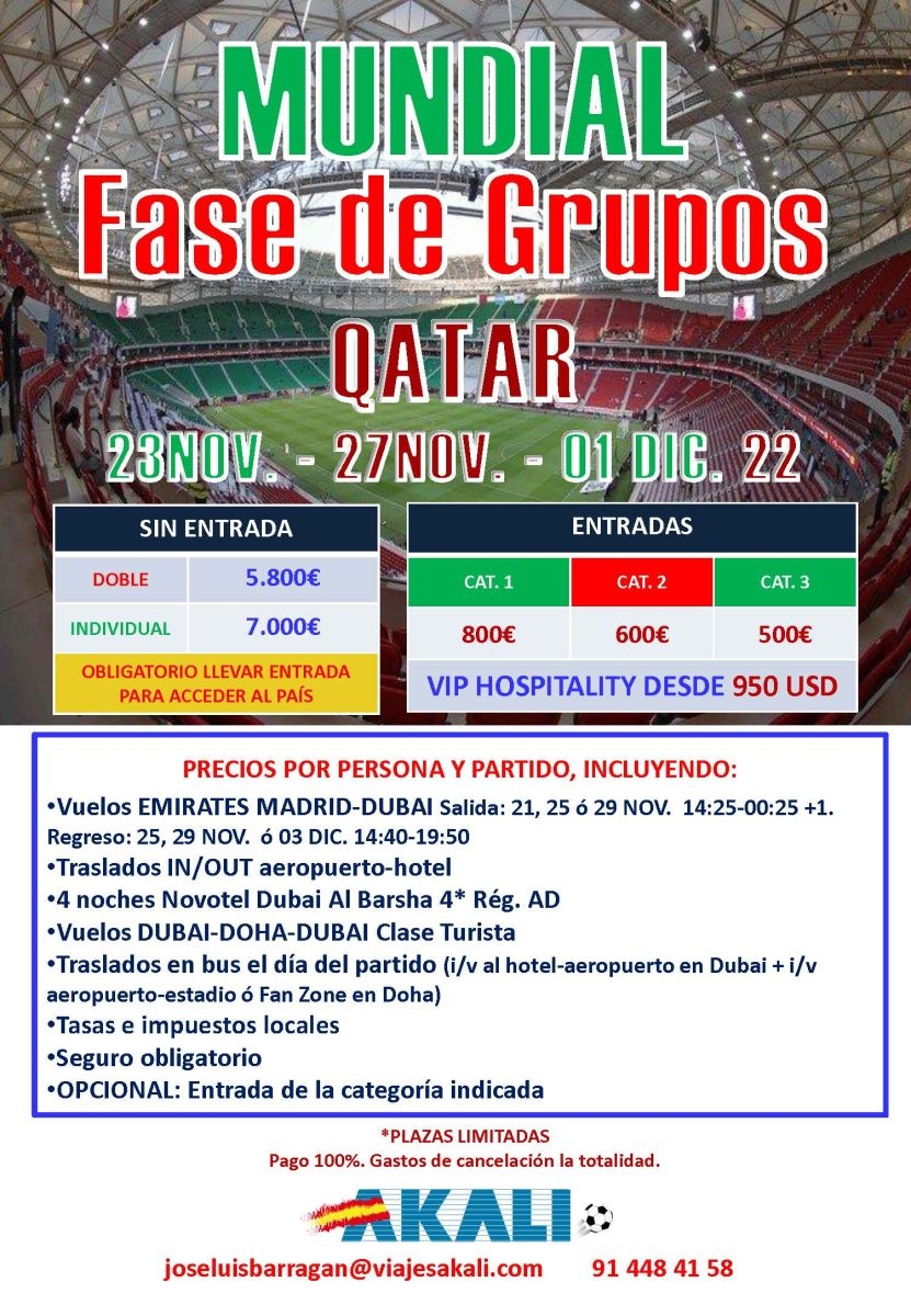 Mundial Qatar Fase Grupos